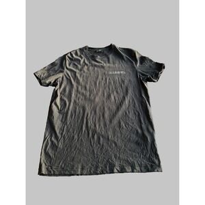 Diesel T-shirt Mens Black XL classic with spellout on chest cotton minimalist